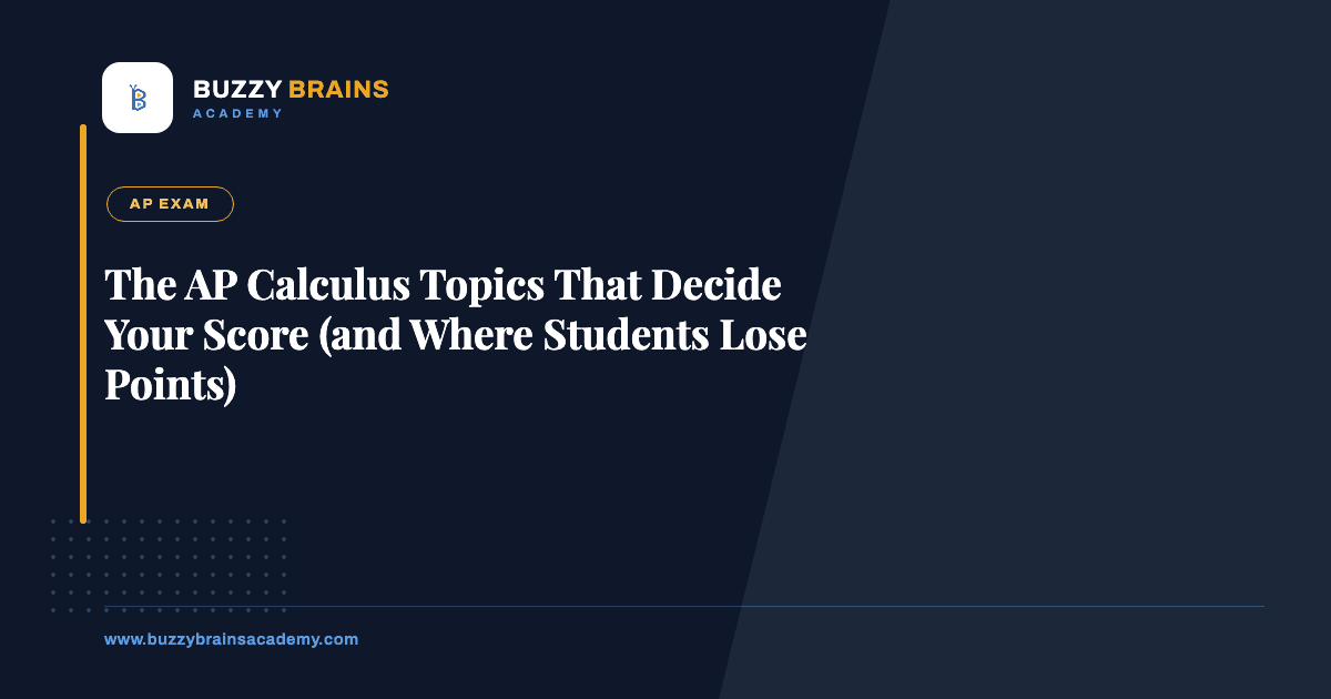 The AP Calculus Topics That Decide Your Score (and Where Students Lose Points)
