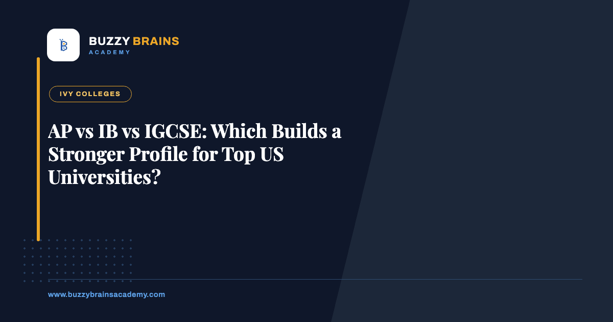 AP vs IB vs IGCSE: Which Builds a Stronger Profile for Top US Universities?