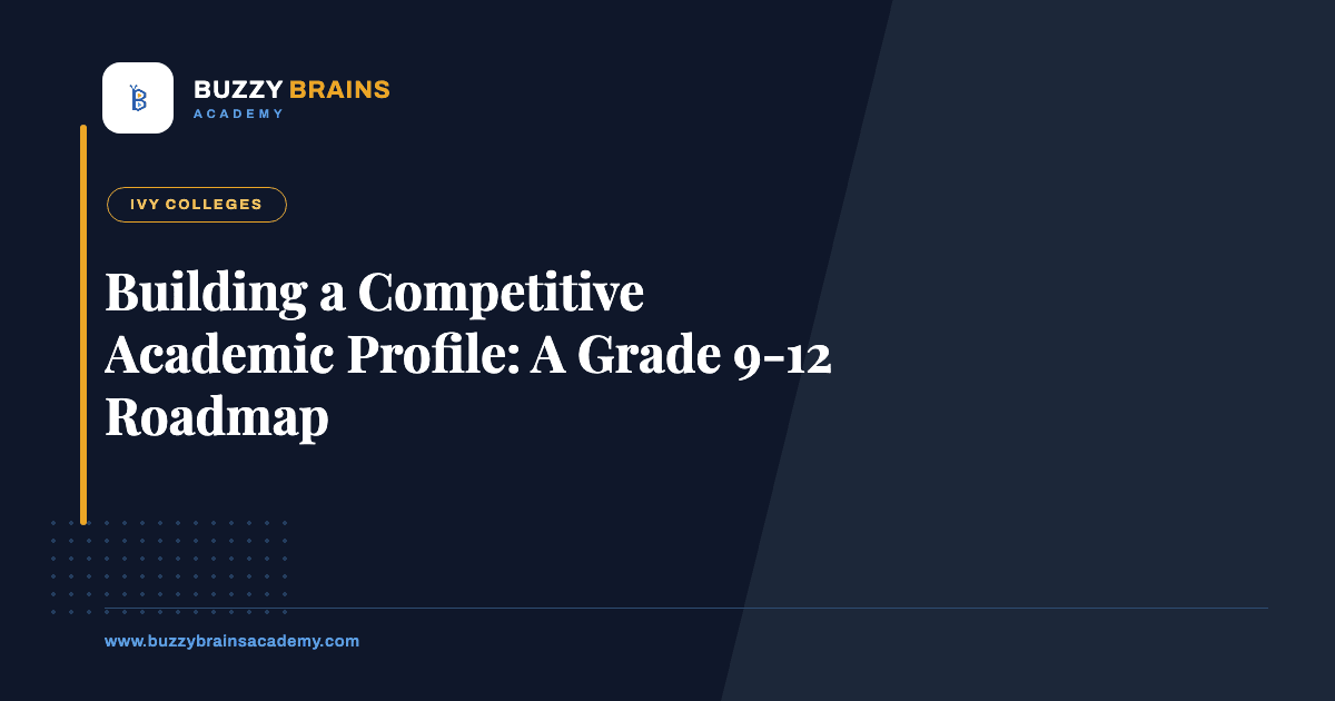 Building a Competitive Academic Profile: A Grade 9-12 Roadmap