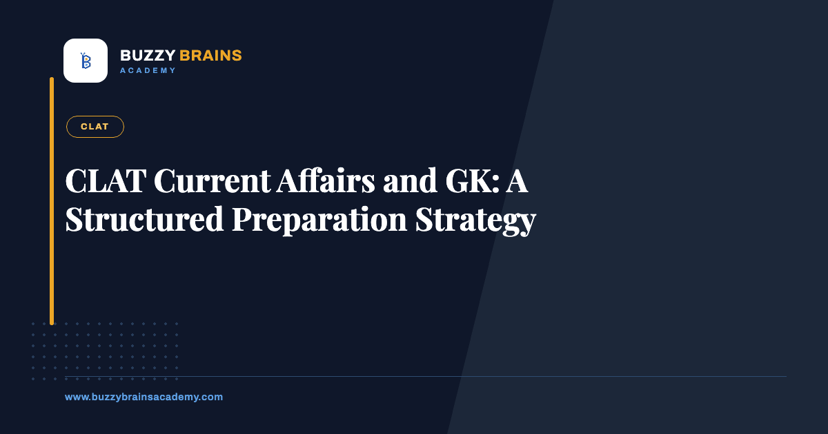 CLAT Current Affairs and GK: A Structured Preparation Strategy