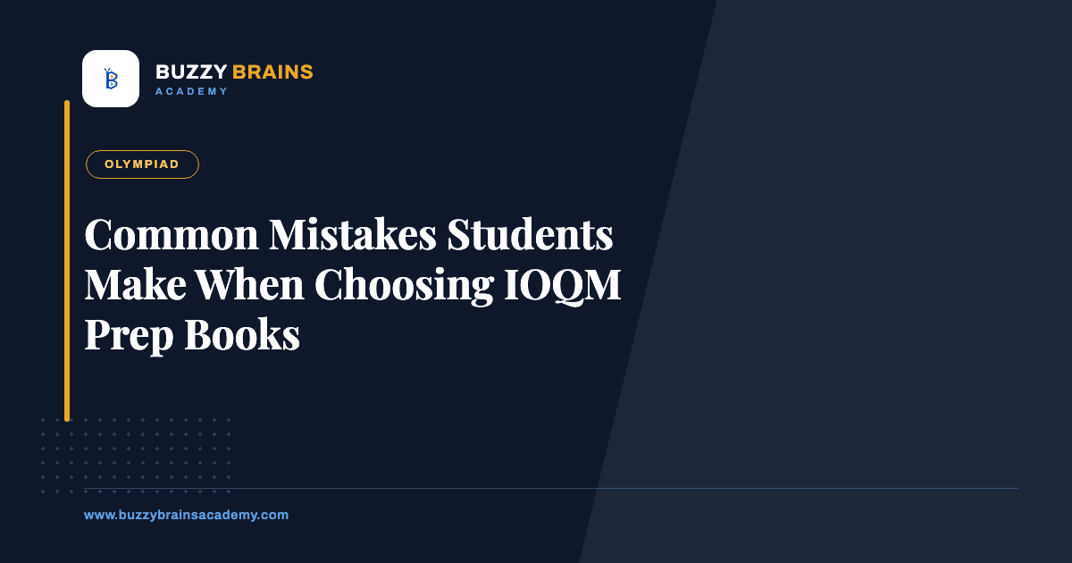 Common Mistakes Students Make When Choosing IOQM Prep Books