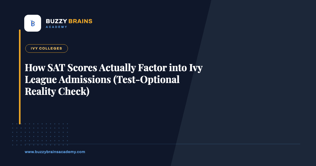 How SAT Scores Actually Factor into Ivy League Admissions (Test-Optional Reality Check)