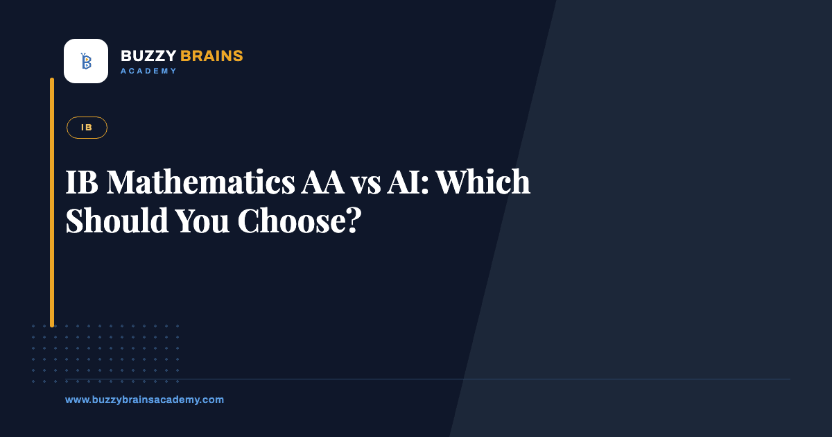 IB Mathematics AA vs AI: Which Should You Choose?