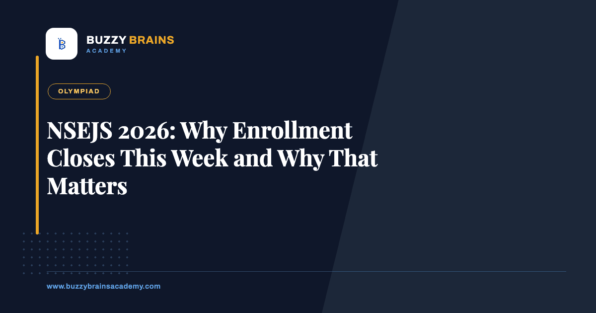 NSEJS 2026: Why Enrollment Closes This Week and Why That Matters