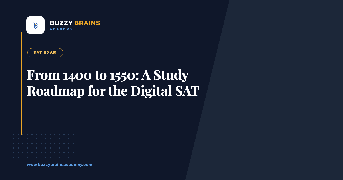 From 1400 to 1550: A Study Roadmap for the Digital SAT