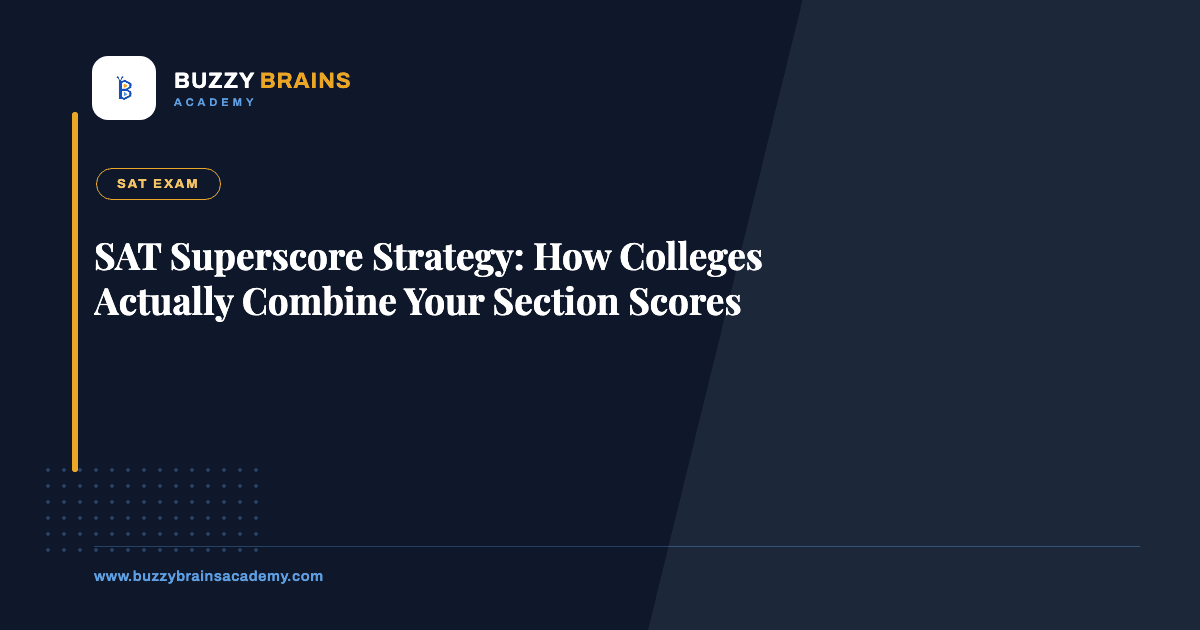 SAT Superscore Strategy: How Colleges Actually Combine Your Section Scores