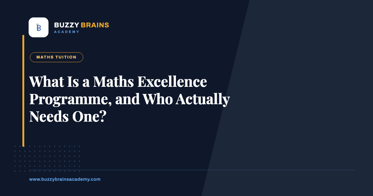 What Is a Maths Excellence Programme, and Who Actually Needs One?