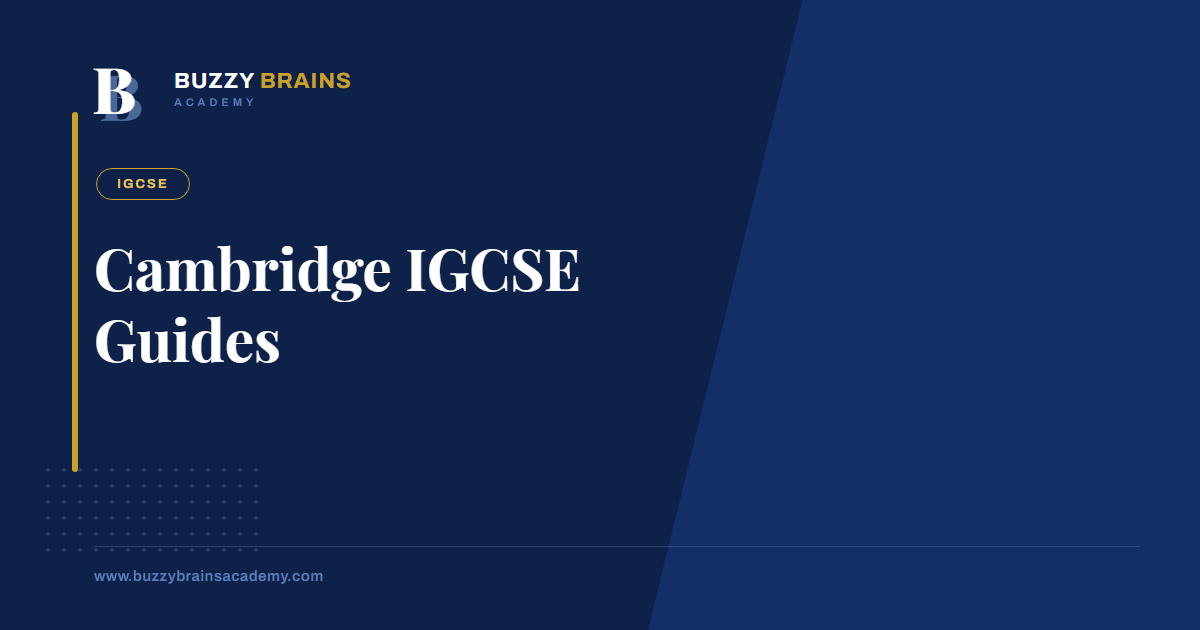 Cambridge IGCSE Guides