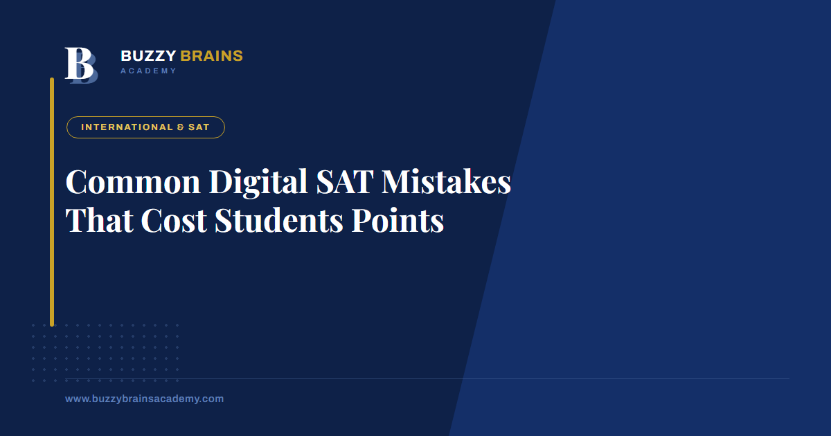 Common Digital SAT Mistakes That Cost Students Points