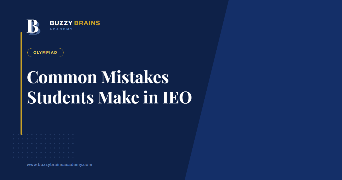 Common Mistakes Students Make in IEO