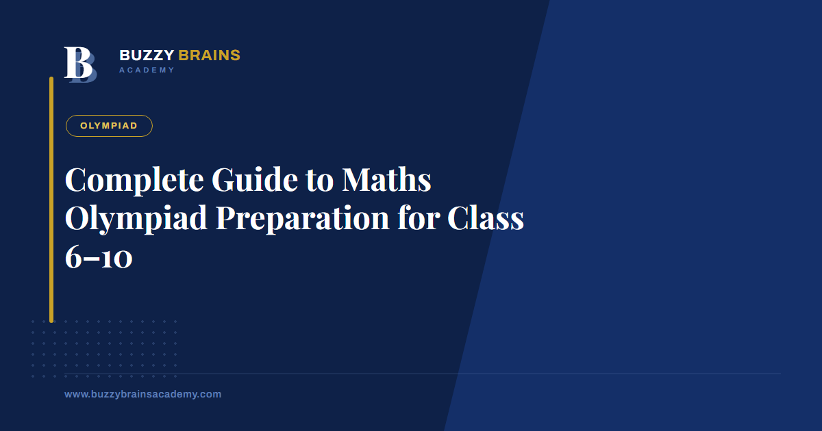 Complete Guide to Maths Olympiad Preparation for Class 6–10