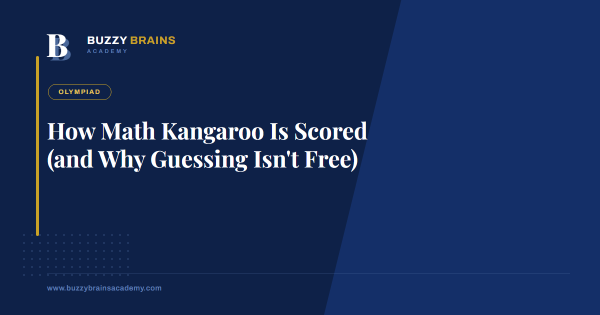How Math Kangaroo Is Scored (and Why Guessing Isn't Free)