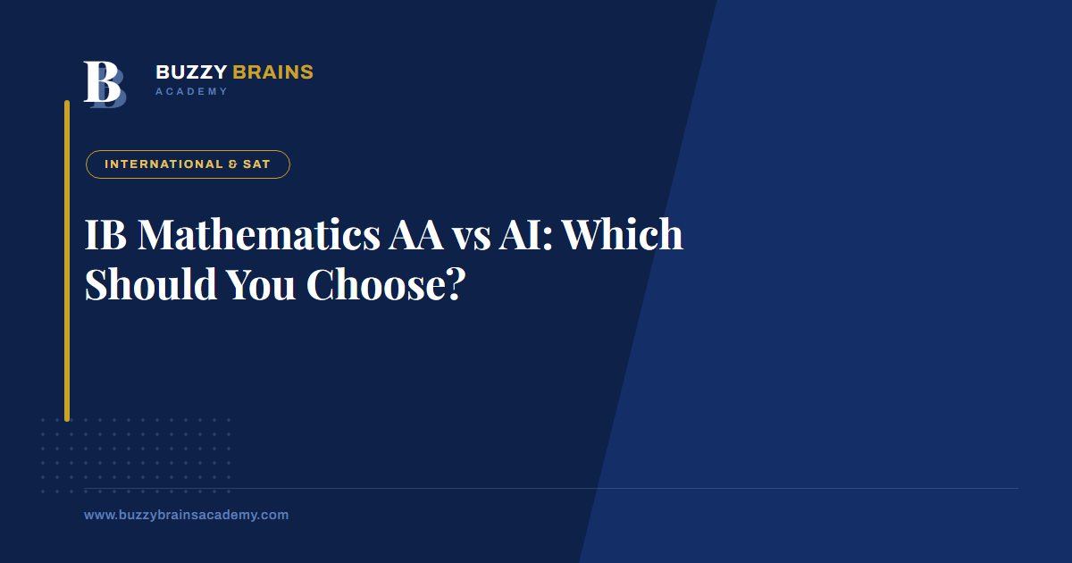 IB Mathematics AA vs AI: Which Should You Choose?