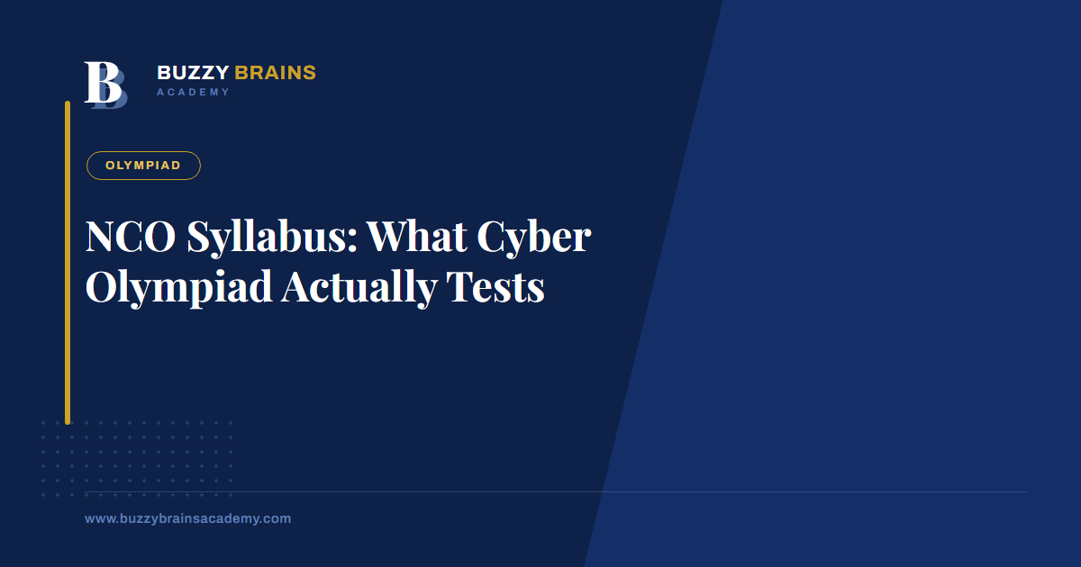 NCO Syllabus: What Cyber Olympiad Actually Tests