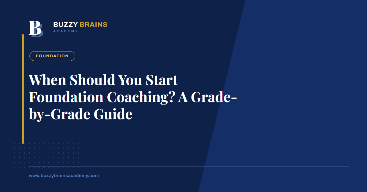 When Should You Start Foundation Coaching? A Grade-by-Grade Guide